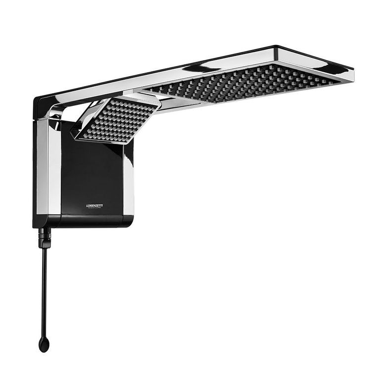 Chuveiro Acqua Duo 220V 7800W Preto e Cromado