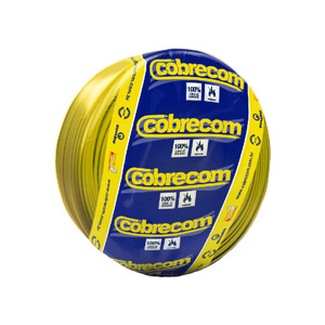 Cabo Flexível 1,5mm 100m Amarelo 750V Cobrecom