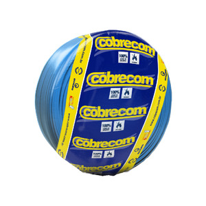 Cabo Flexível 2,5mm 100m Azul 750V Cobrecom