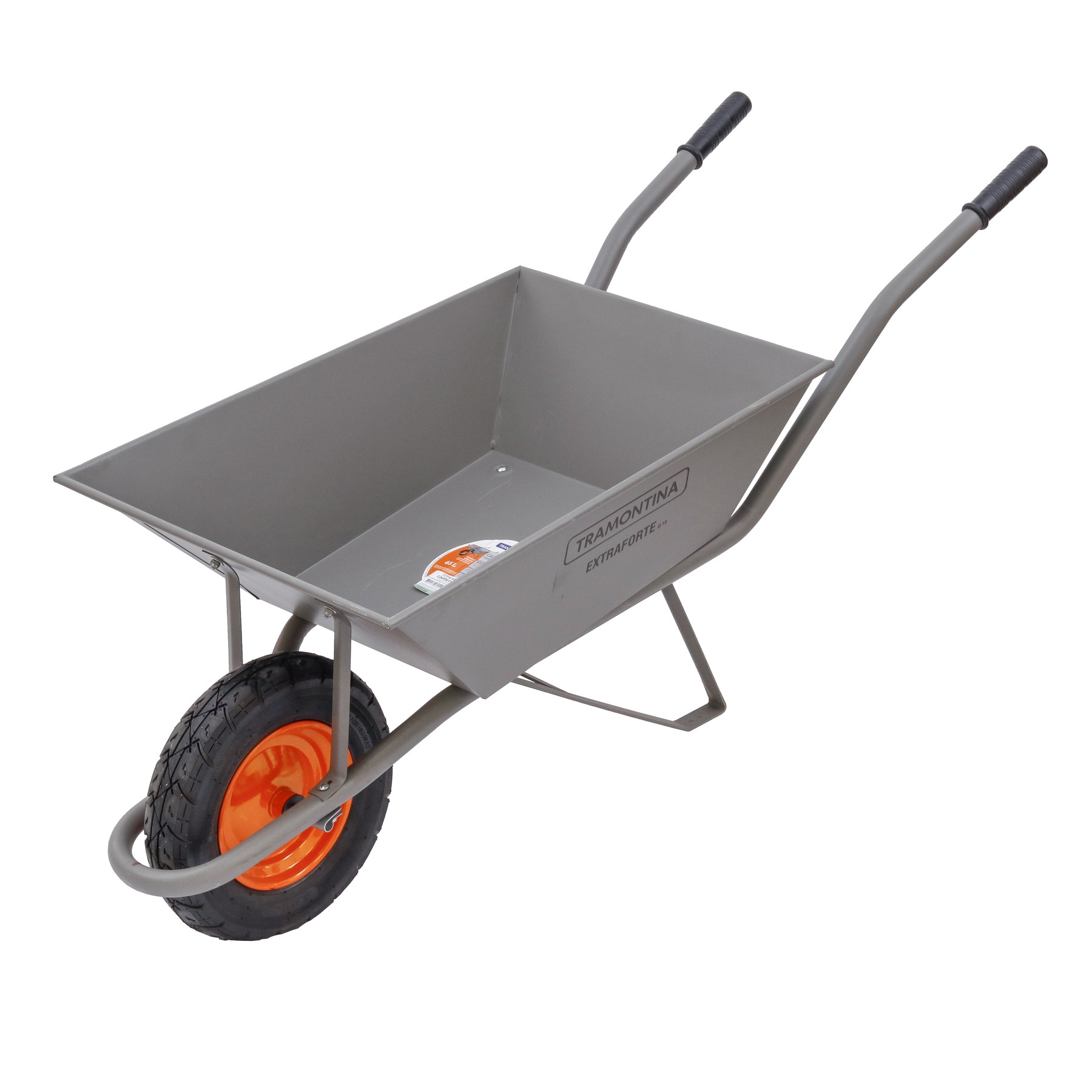 Carrinho de Mão 65L até 120kg Extraforte Aço Carbono Tramontina